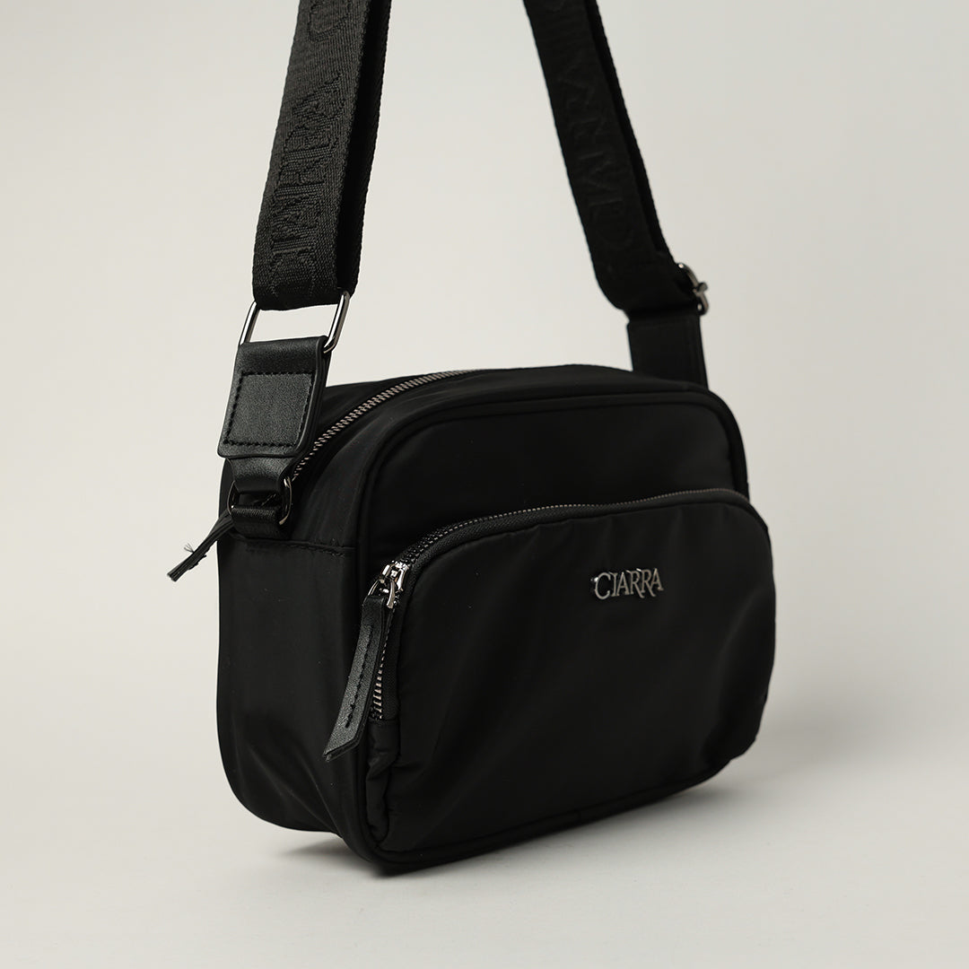 Nylon Crossbody Bag.Ciarra Ingot.