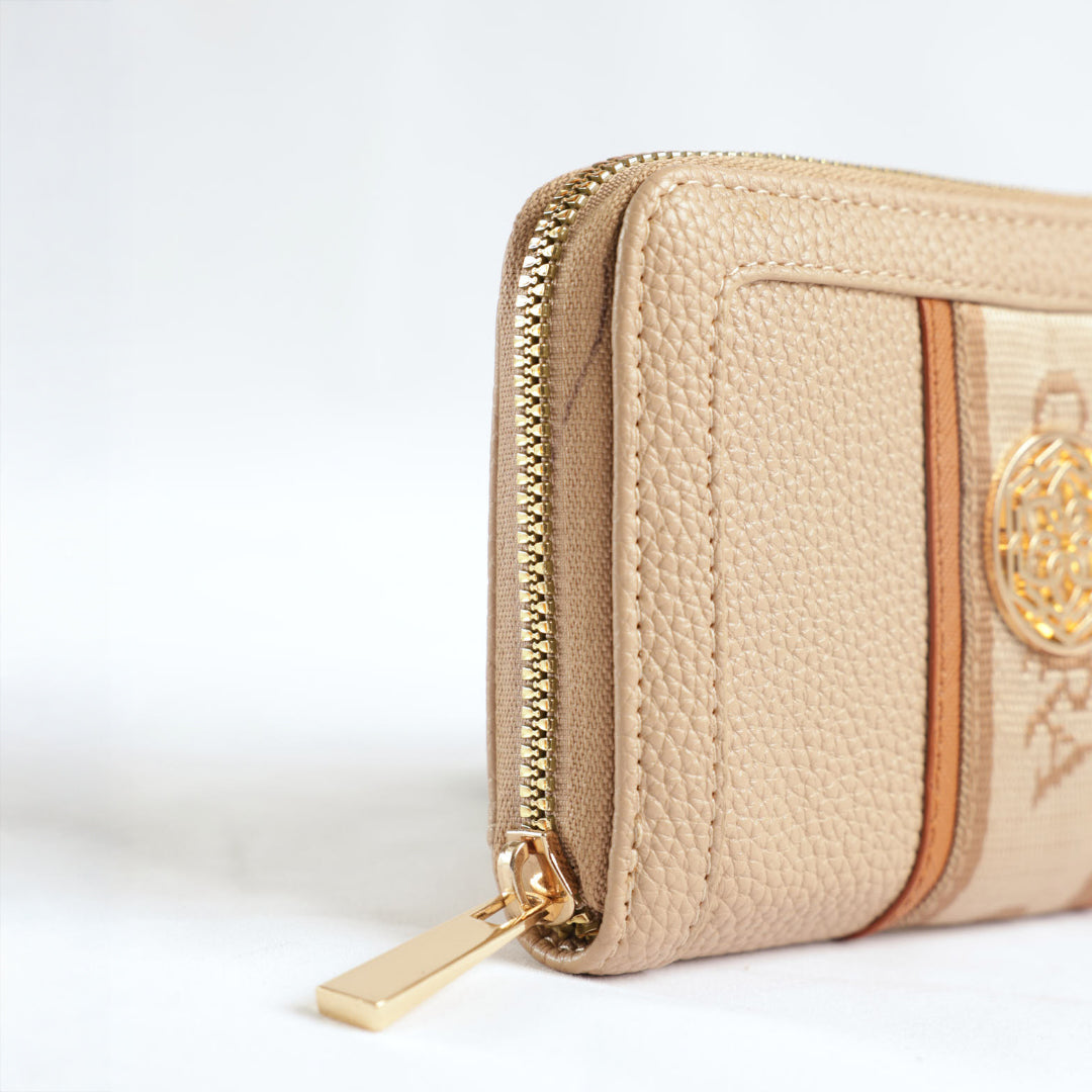Zip Around Wallet.Tape Detail.