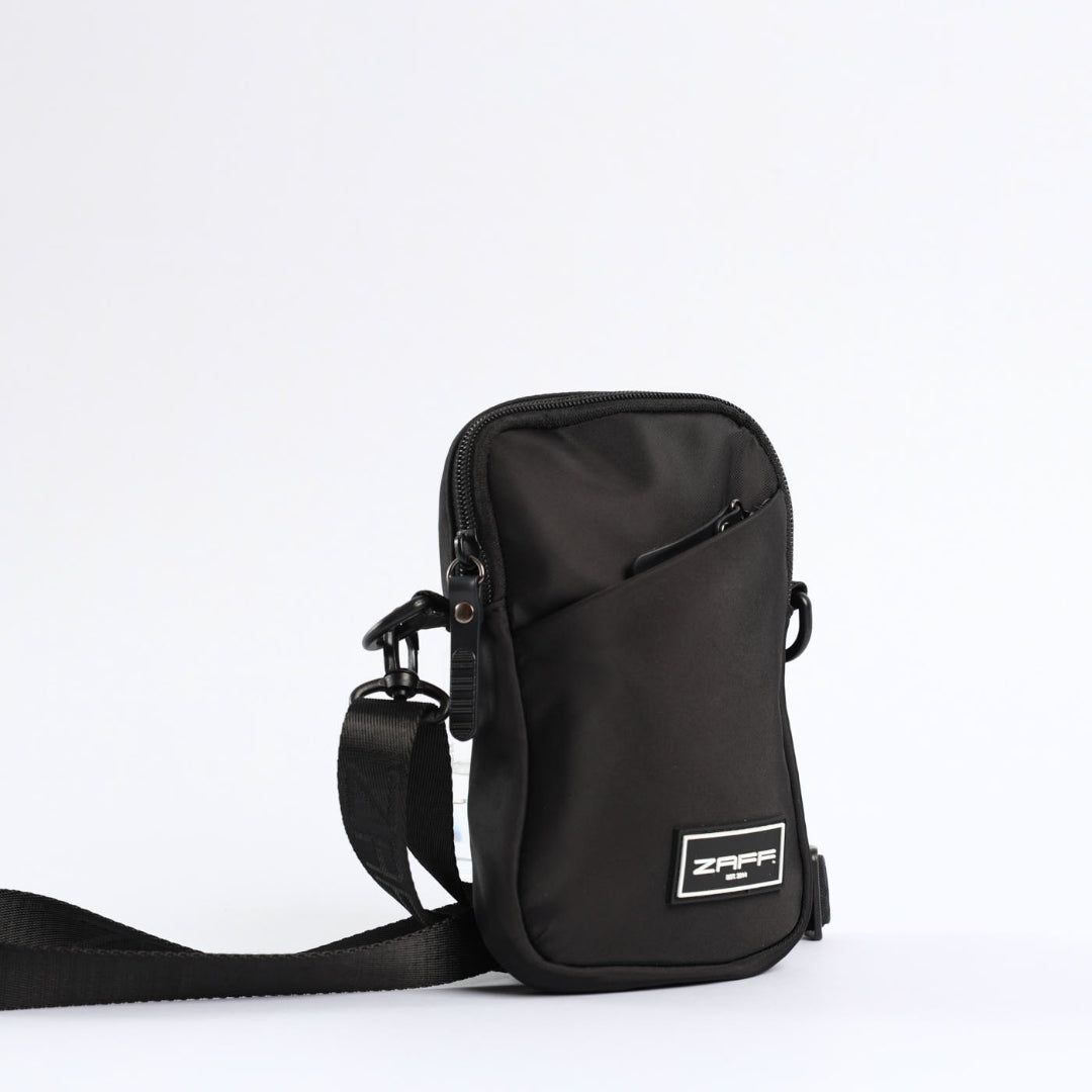 Nylon Crossbody Bag.Jacquard Strap.