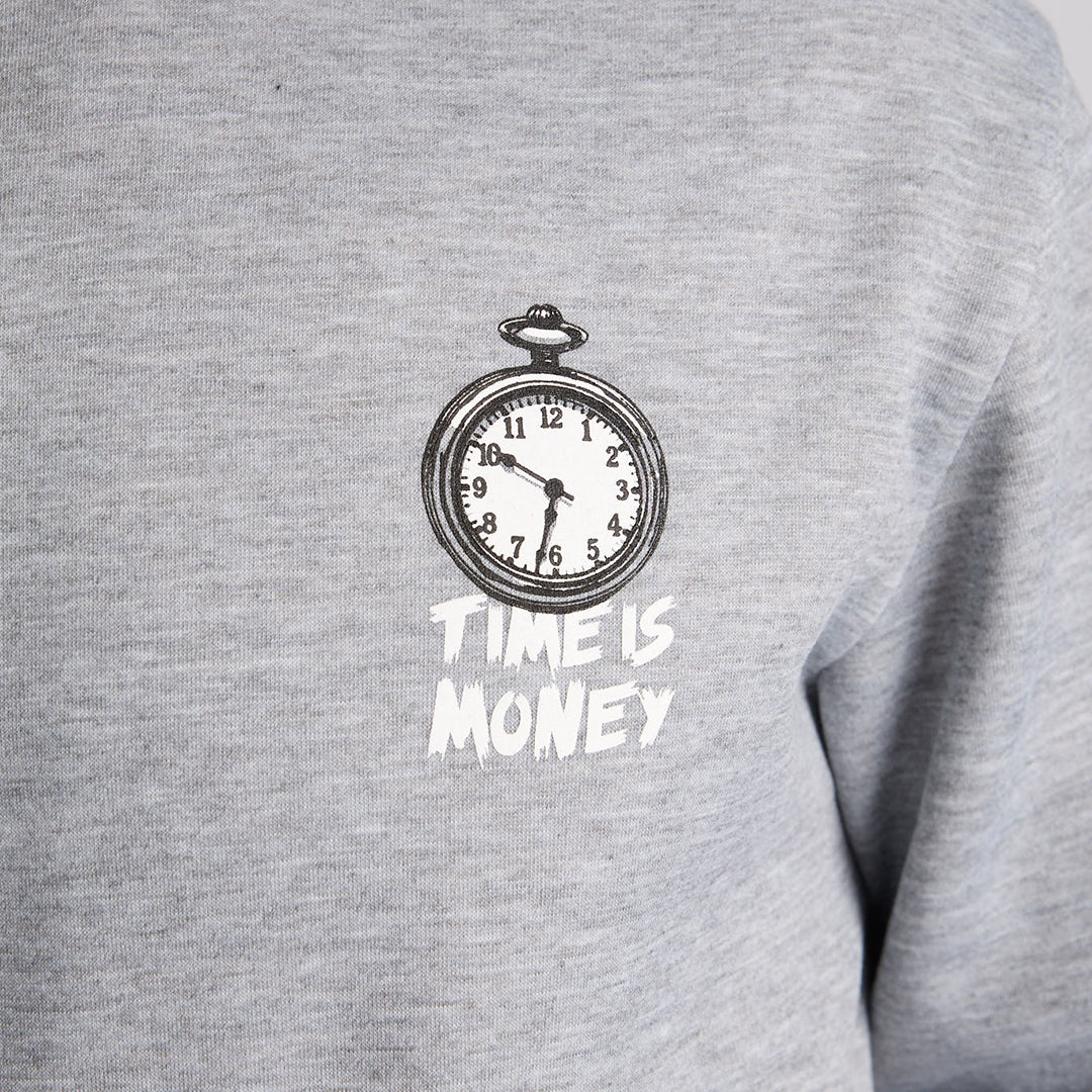 Melange Graphic Sweater