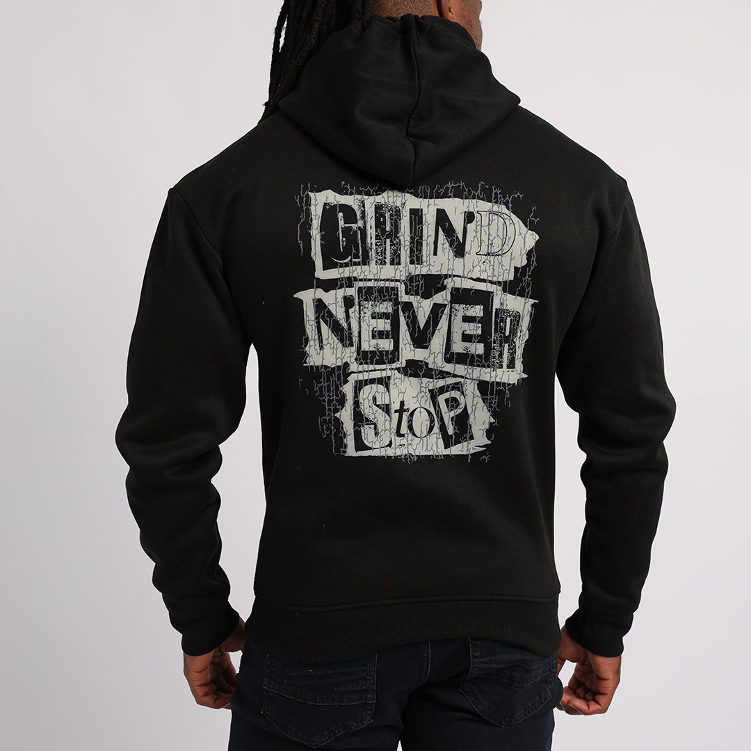 Black Graphic Hoody