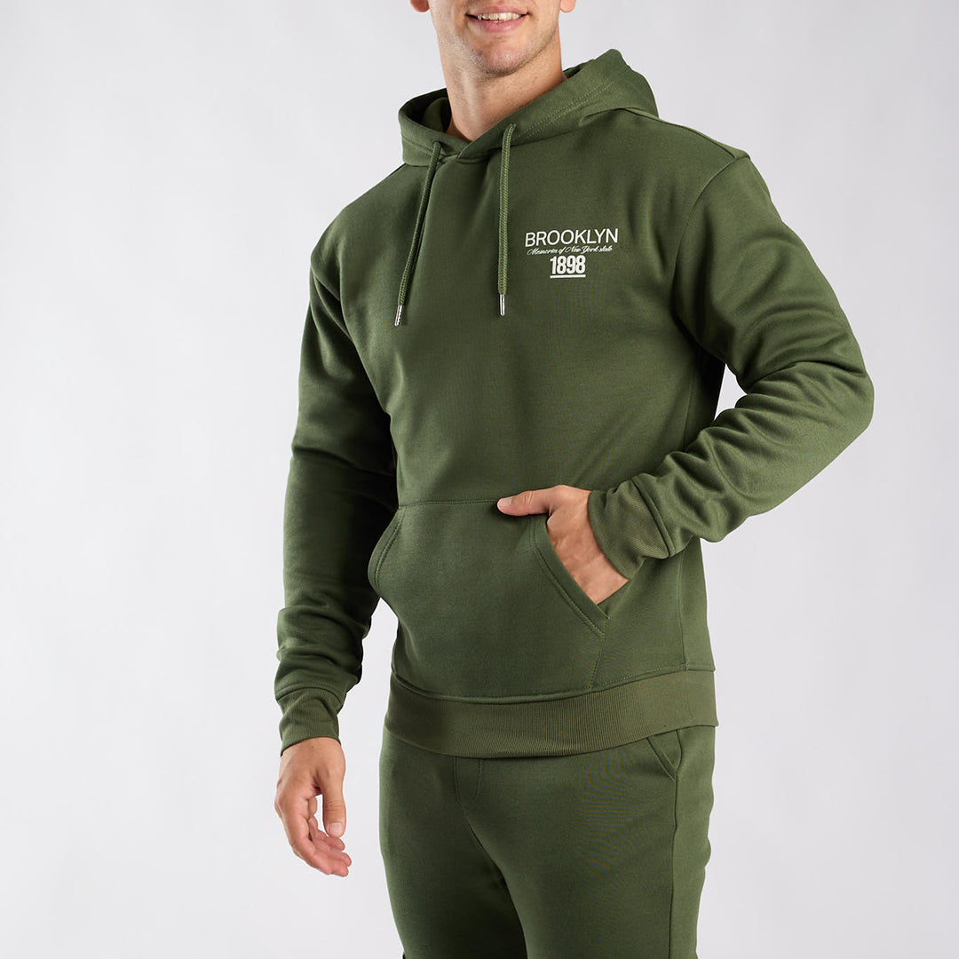 Olive Graphic Hoody