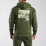 Olive Graphic Hoody