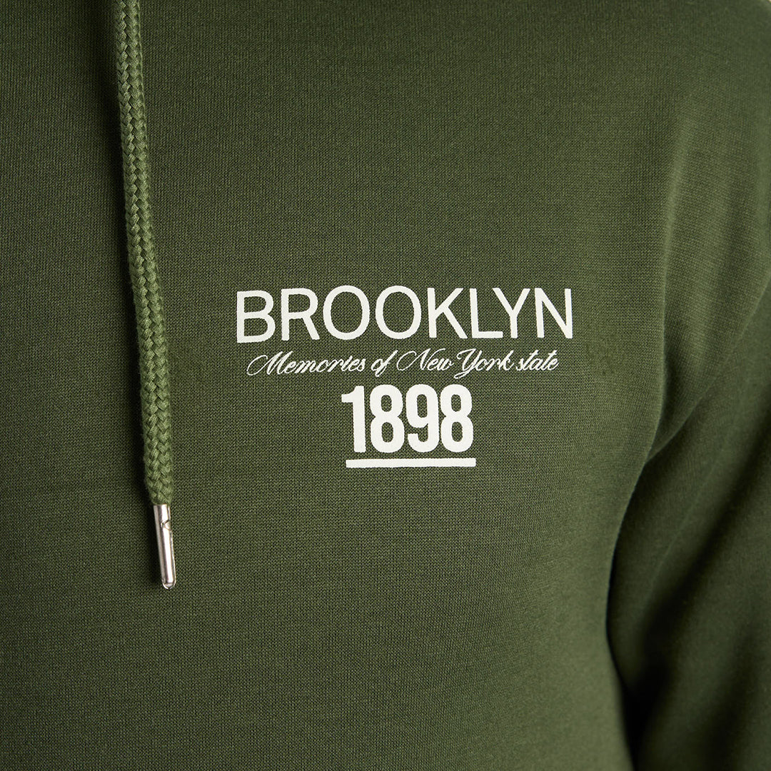 Olive Graphic Hoody