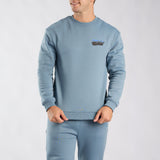 Steel Blue Graphic Sweater