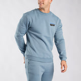Steel Blue Graphic Sweater