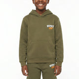 Olive Fleece Hoody
