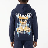 Navy Fleece Hoody