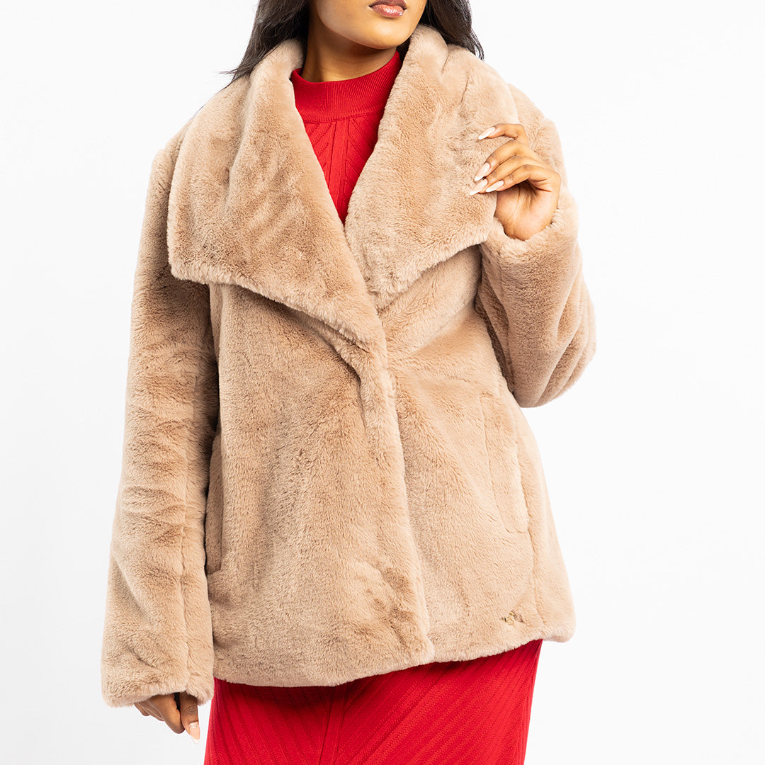 Stone Fur Jacket