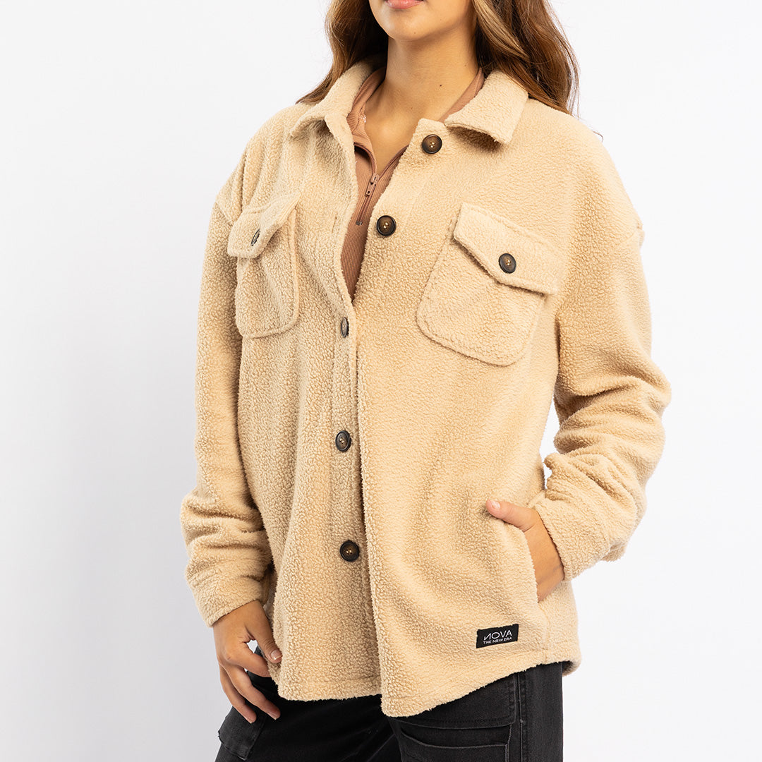 Stone Sherpa Jacket