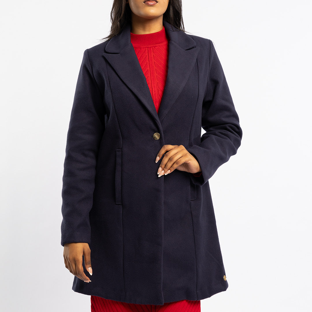LDS NAVY MELTON JKT