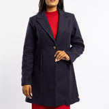 LDS NAVY MELTON JKT