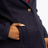 LDS NAVY MELTON JKT