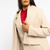 LDS SCARF TRENCH JKT