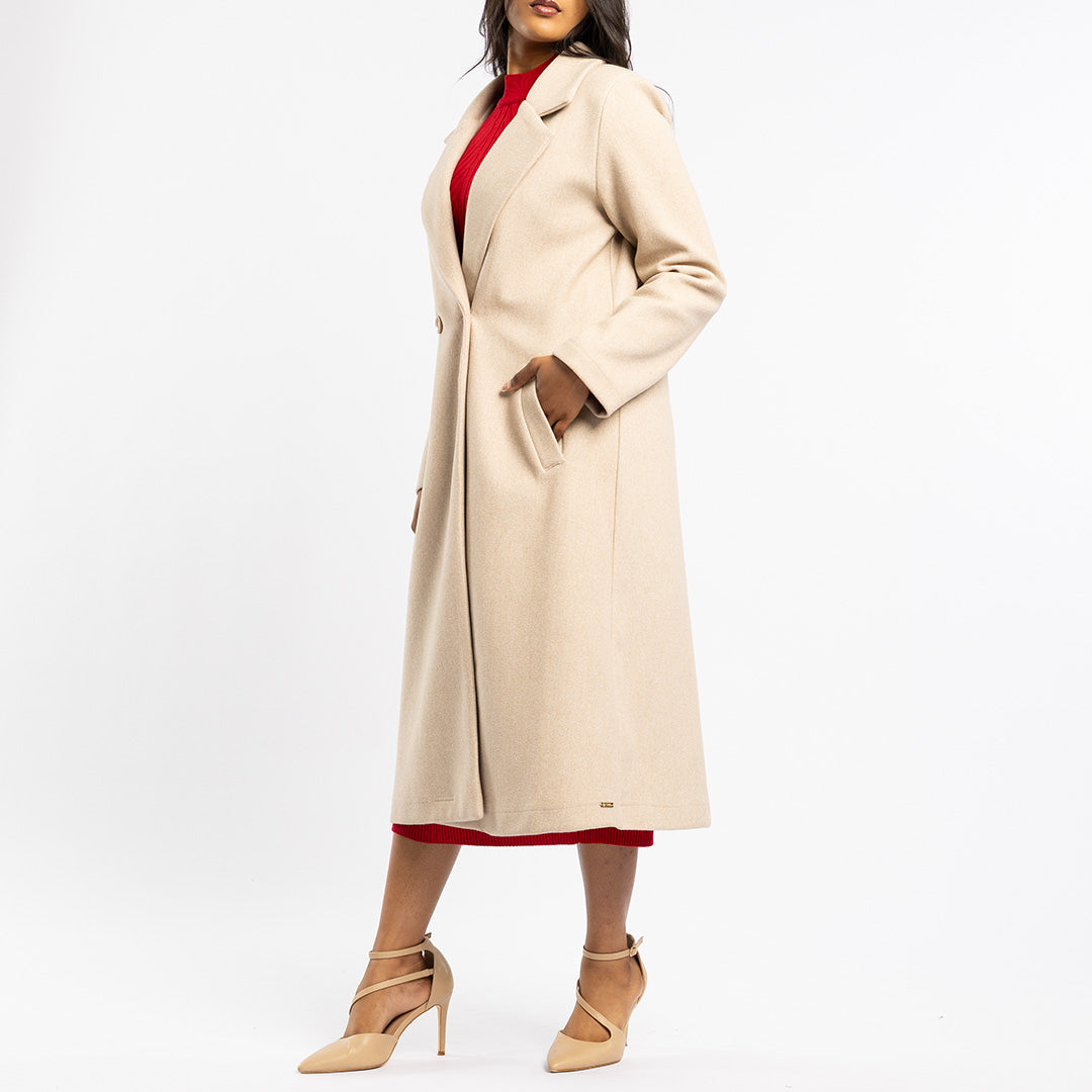 LDS SCARF TRENCH JKT