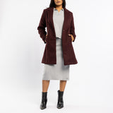 LDS CHRY MELTON JKT