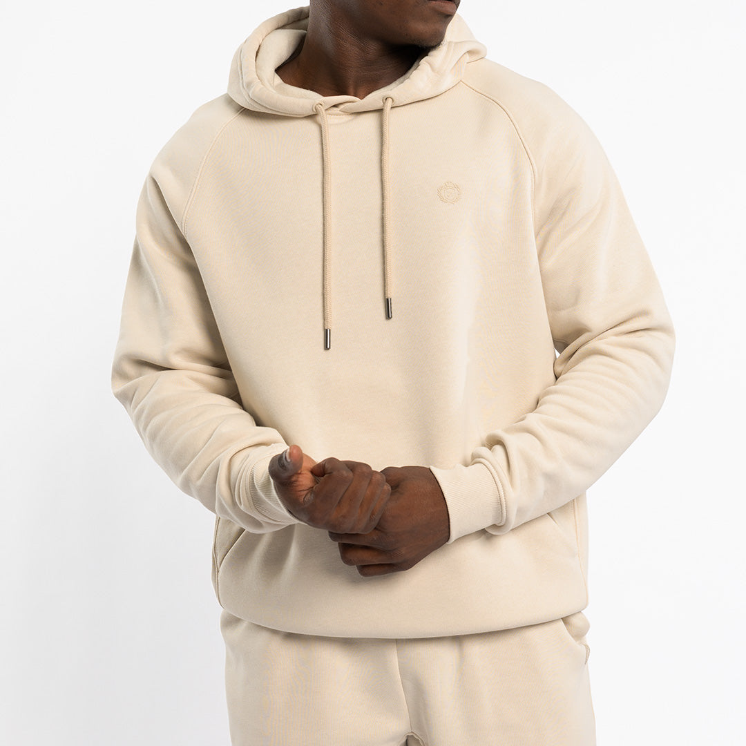 MENS ZAFF STONE HOODED FLEECE JACKET