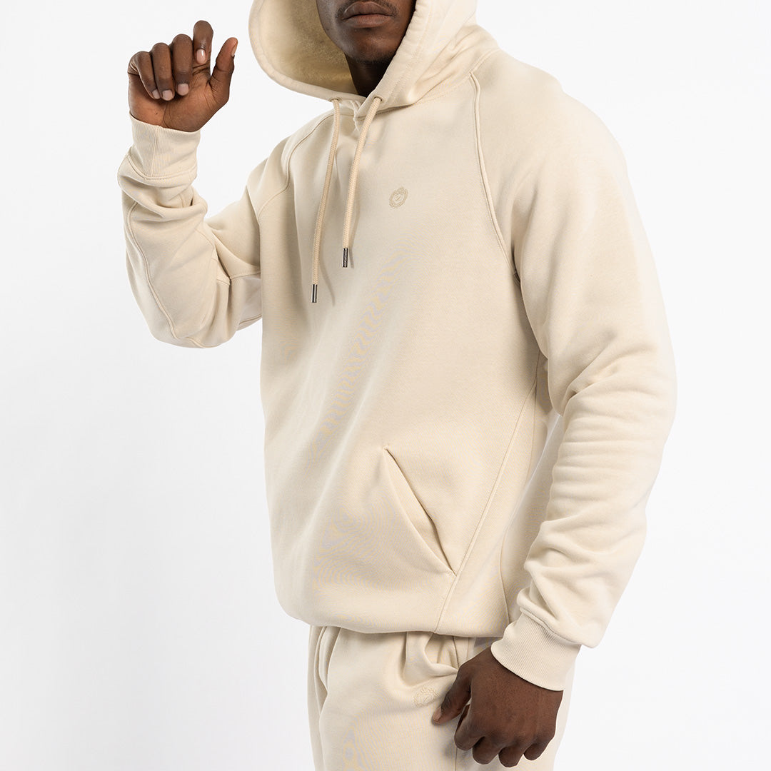 MENS ZAFF STONE HOODED FLEECE JACKET
