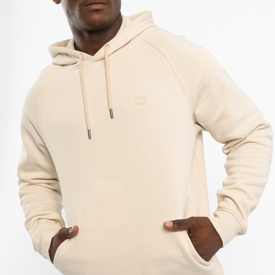 MENS ZAFF STONE HOODED FLEECE JACKET