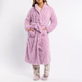 LADIES LQD MAUVE JACQUARD GOWN