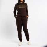 LDS CHOC FLEECE SWEATR