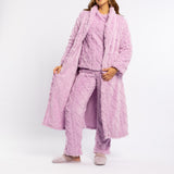 LADIES LQD MAUVE JACQUARD GOWN