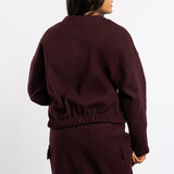 LDS MELTON BOXY TOP