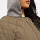 LDS QUILTED HOODY JKT