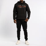 Black Back Print hoody