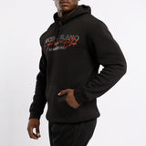 Black Back Print hoody