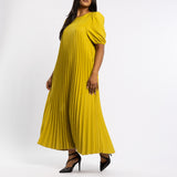 LADIES PLEATED S/S DRESS
