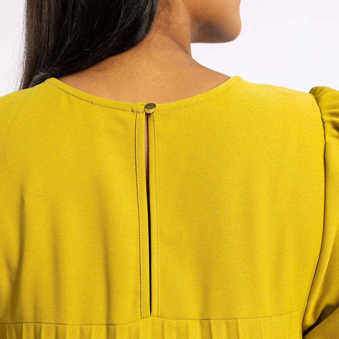 LADIES PLEATED S/S DRESS