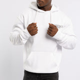 White Graphic Hoody