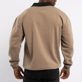 Taupe Fleece Golfer
