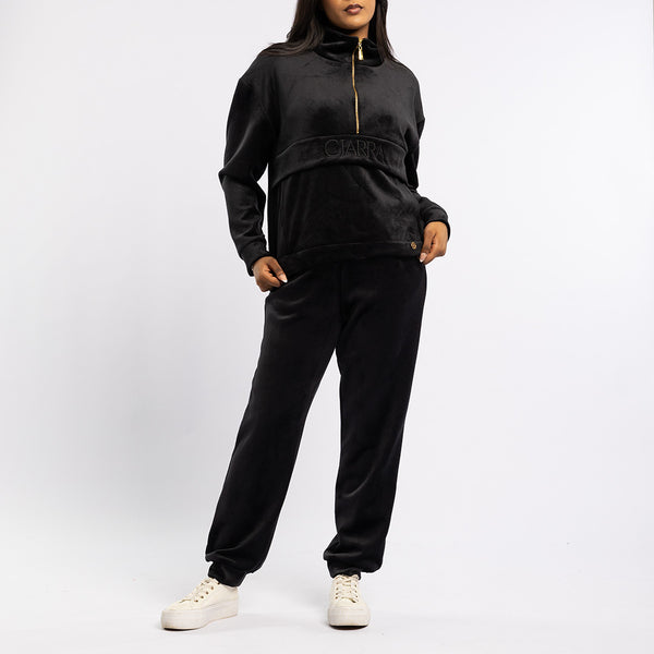 LDS VELOUR ZIP SWEATER – Fashion Fusion