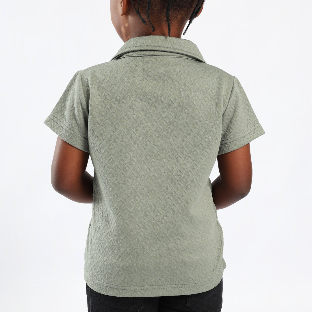 Sage Jacquard Golfer MODA Fashion Fusion