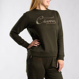 LDS Olive Fleece Sweater