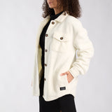 Cream Sherpa Jacket