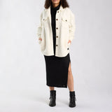 Cream Sherpa Jacket