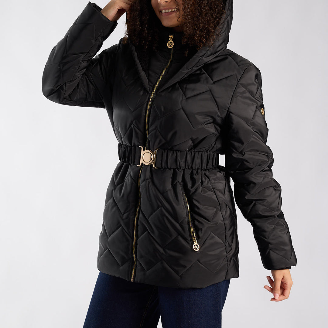 LDS BLK HOODY JKT