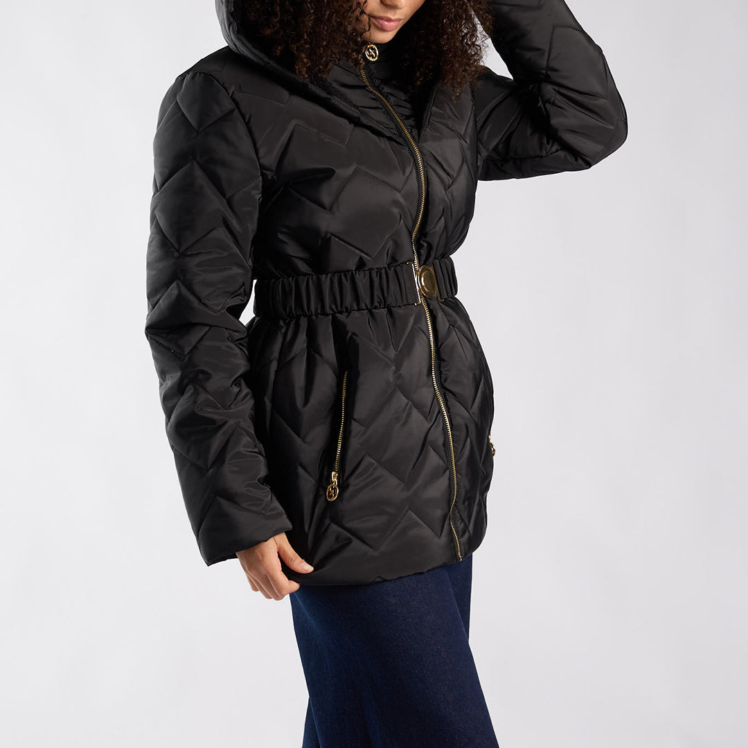 LDS BLK HOODY JKT