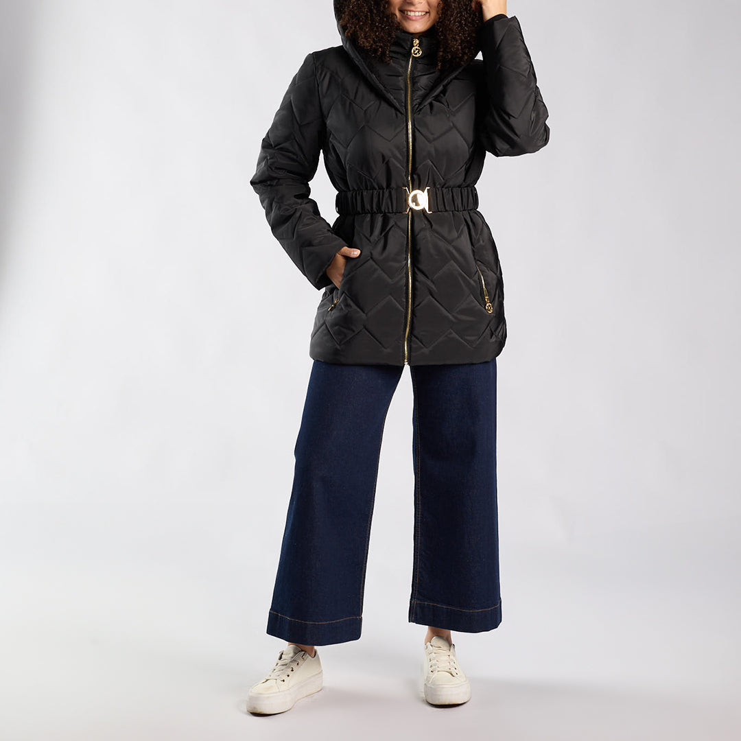 LDS BLK HOODY JKT