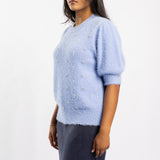 BLUE 3/4 SLEEVE FUR JERSEY