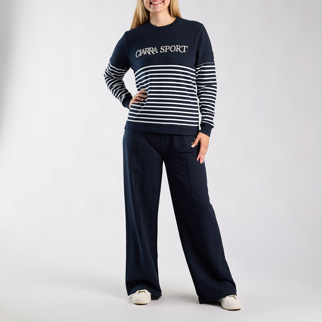 LDS STRIPE SWEATER