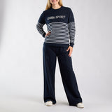 LDS STRIPE SWEATER
