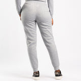 LADIES ALORA GREY MELANGE JOGGER