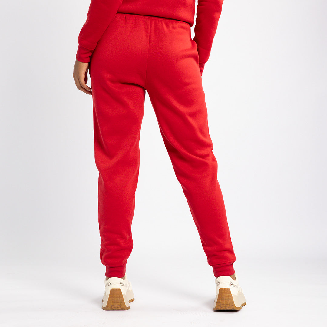 LADIES ALORA RED JOGGER