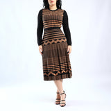 LDS LS PLEATED DRESS