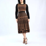 LDS LS PLEATED DRESS