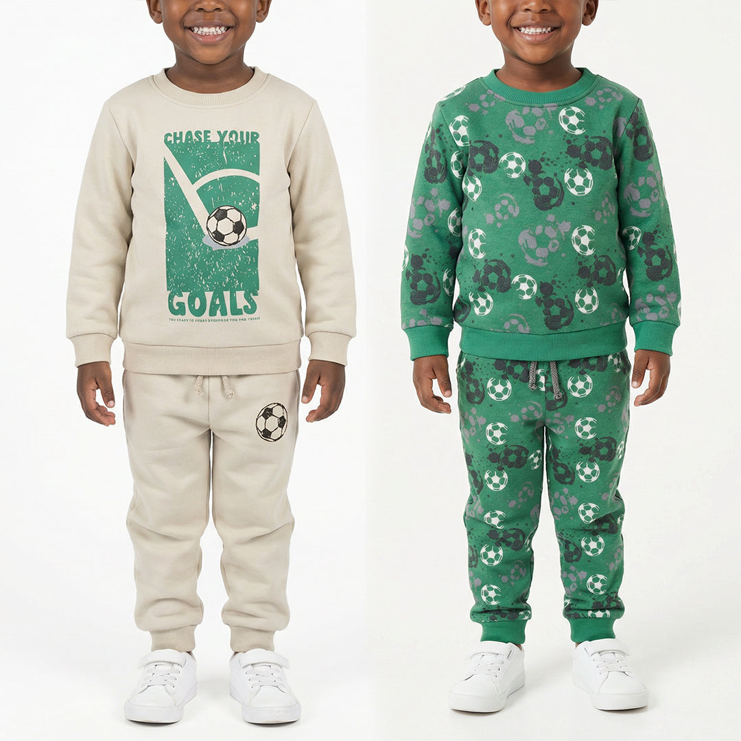2Pk Fleece Joggers